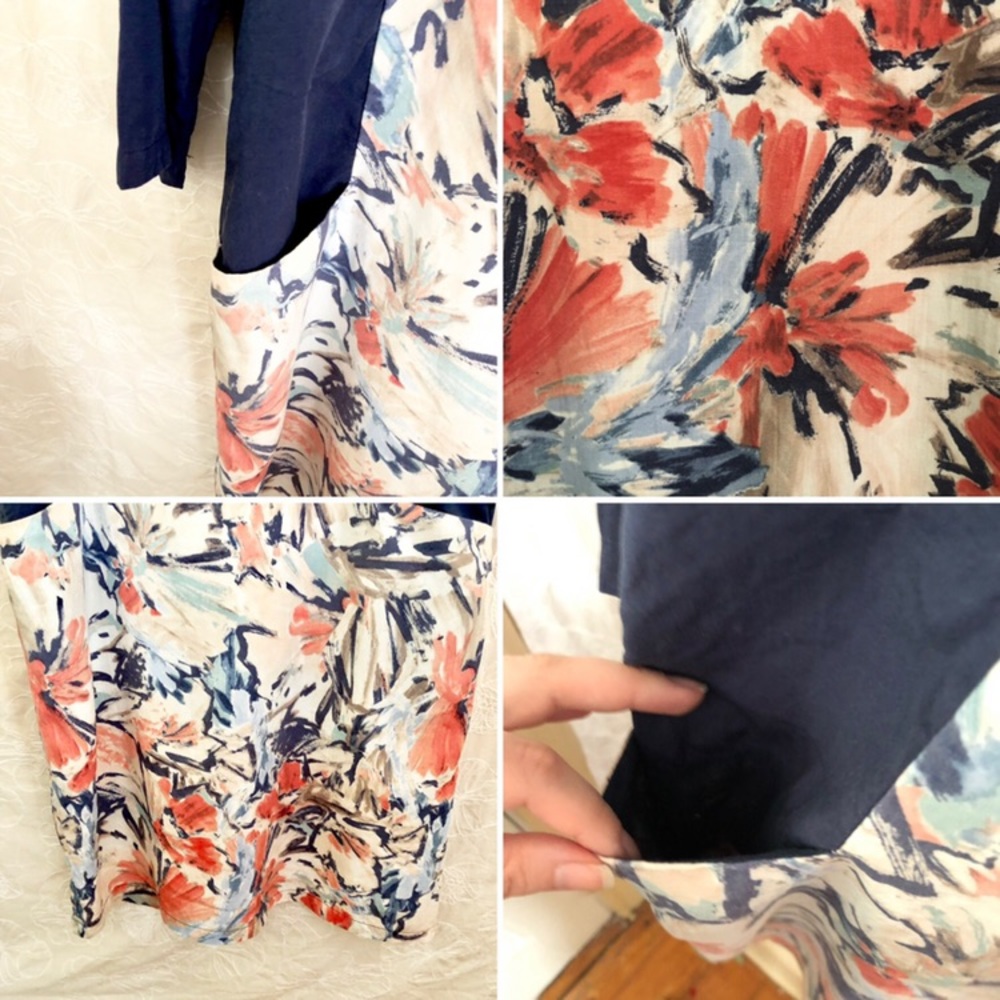NWT Anthropologie Thought UK Tencel Dress M - Picture 7 of 9